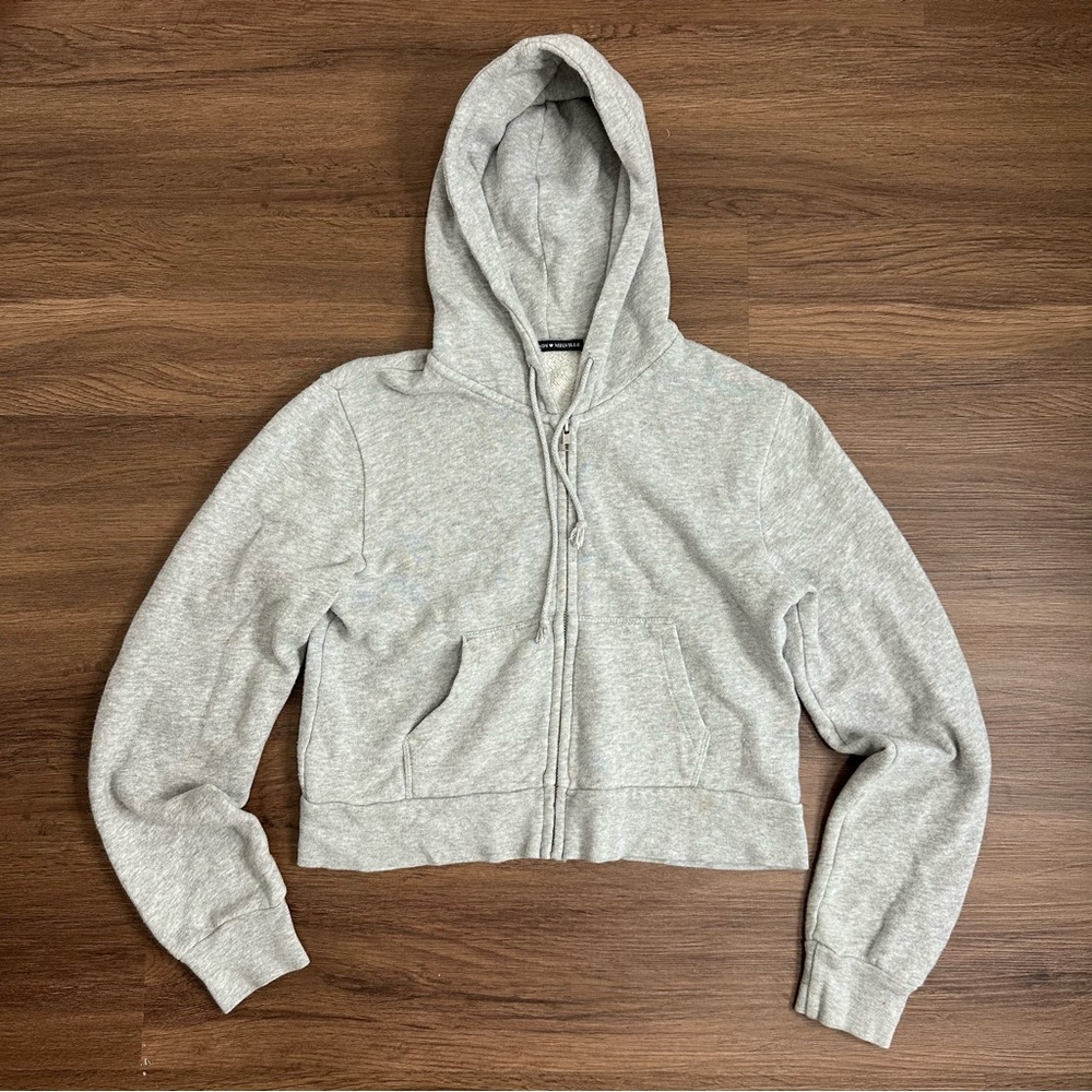 Brandy Melville Tops Grey Hoodie Jacket